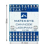 CALIENTE MATEK AP_PERIPH DRONECAN a PWM ADAPTADOR ArudPilot Turn PWM Servos en CAN Servos DShot Capaz ESCs en CAN ESC